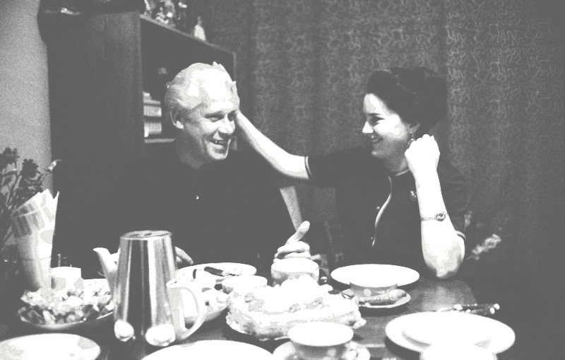 Элина Быстрицкая и ее муж Николай Кузьминский, 1963 г.