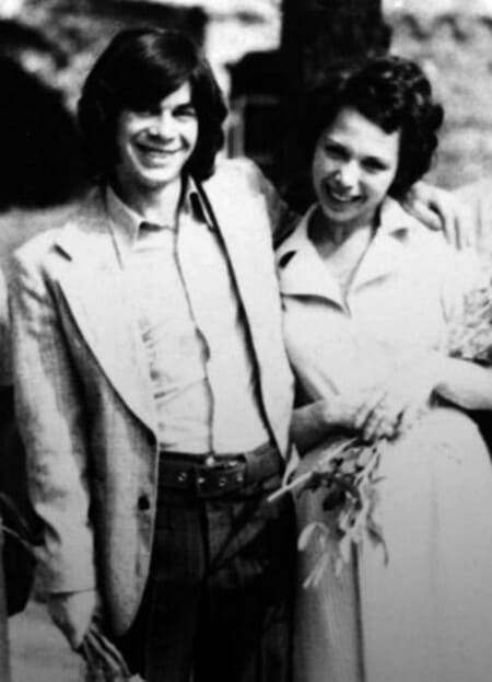 Олег и Ирина Газмановы в день свадьбы, 1975 г.