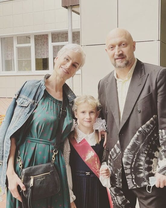 Куценко с женой и дочерью