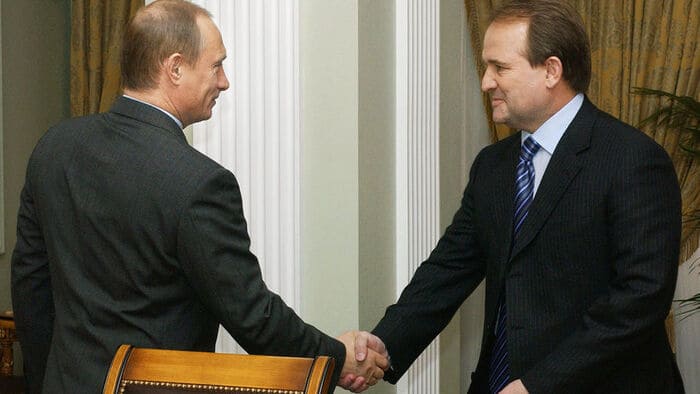 Владимир Путин и Виктор Медведчук