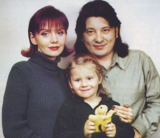 Валерия, Шульгин и дочь Аня в детстве