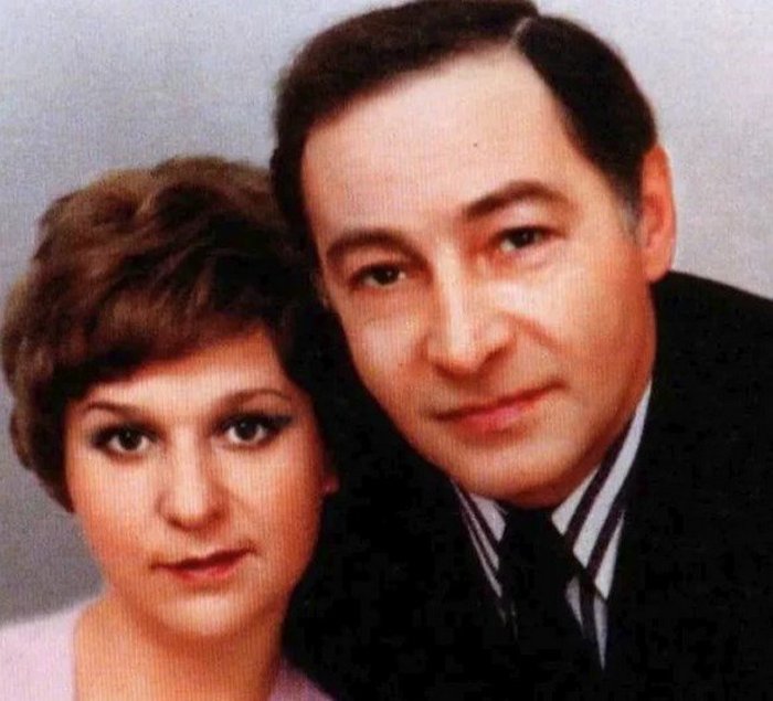Вячеслав Тихонов со второй женой Тамарой