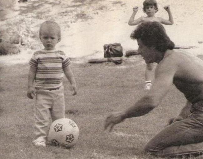 Сильвестр Сталлоне с младшим сыном