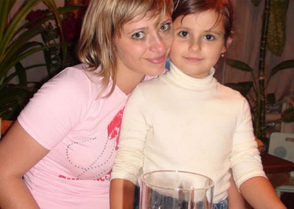 Юлия Салтовец с дочерью Полиной