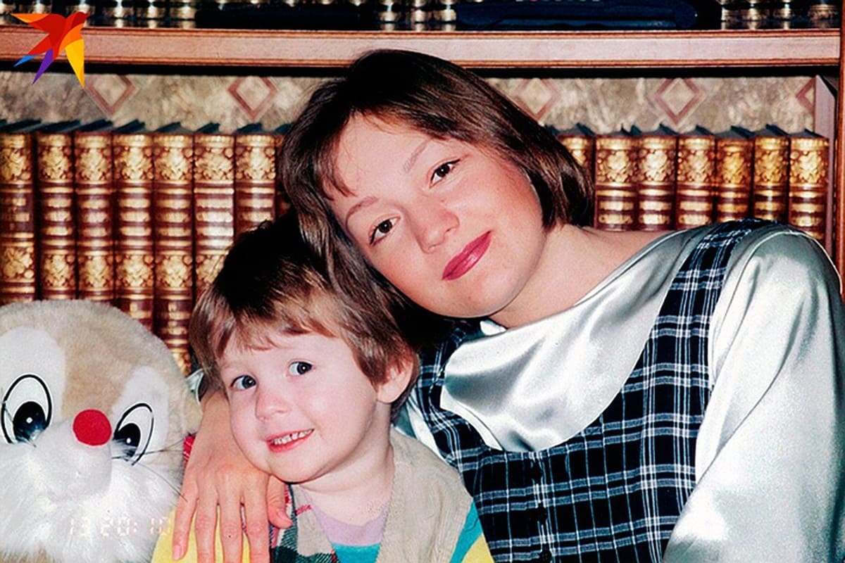 Татьяна Буланова со старшим сыном в детстве