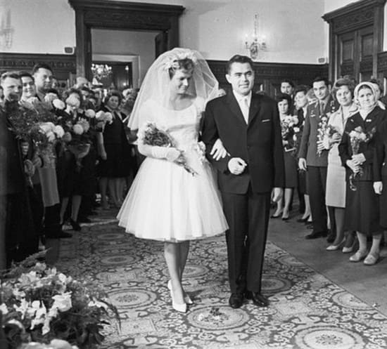 Брак Валентины Терешковой и Андрияна Николаева окрестили «космической свадьбой»