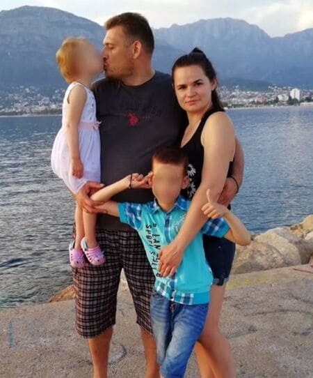 Светлана Тихановская скрывает лица детей из соображений безопасности