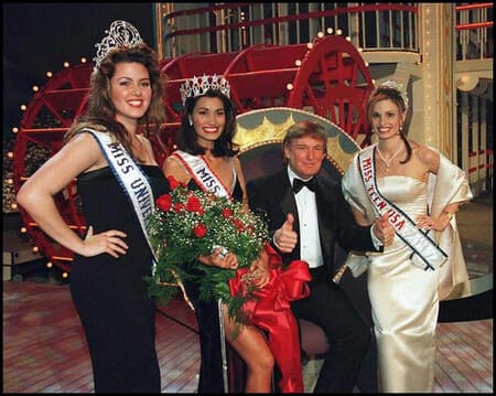 Трамп на конкурсе Мисс вселенная