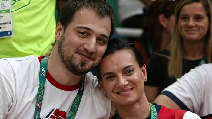 Елена Исинбаева и ее муж Никита Петинов