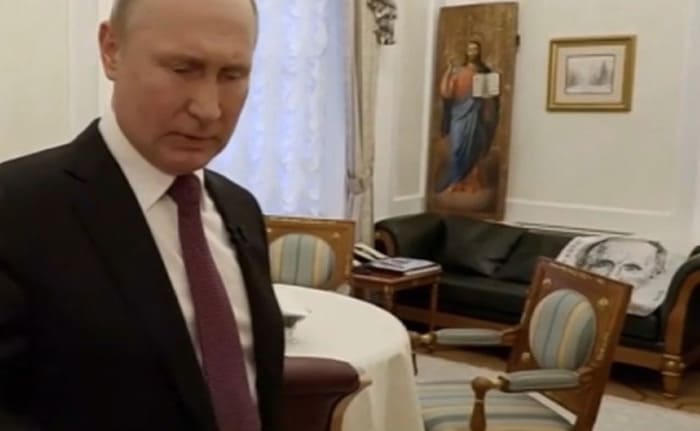 Комната для отдыха в кремлевской квартире Путина