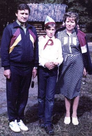 Валентина Матвиенко с мужем и сыном